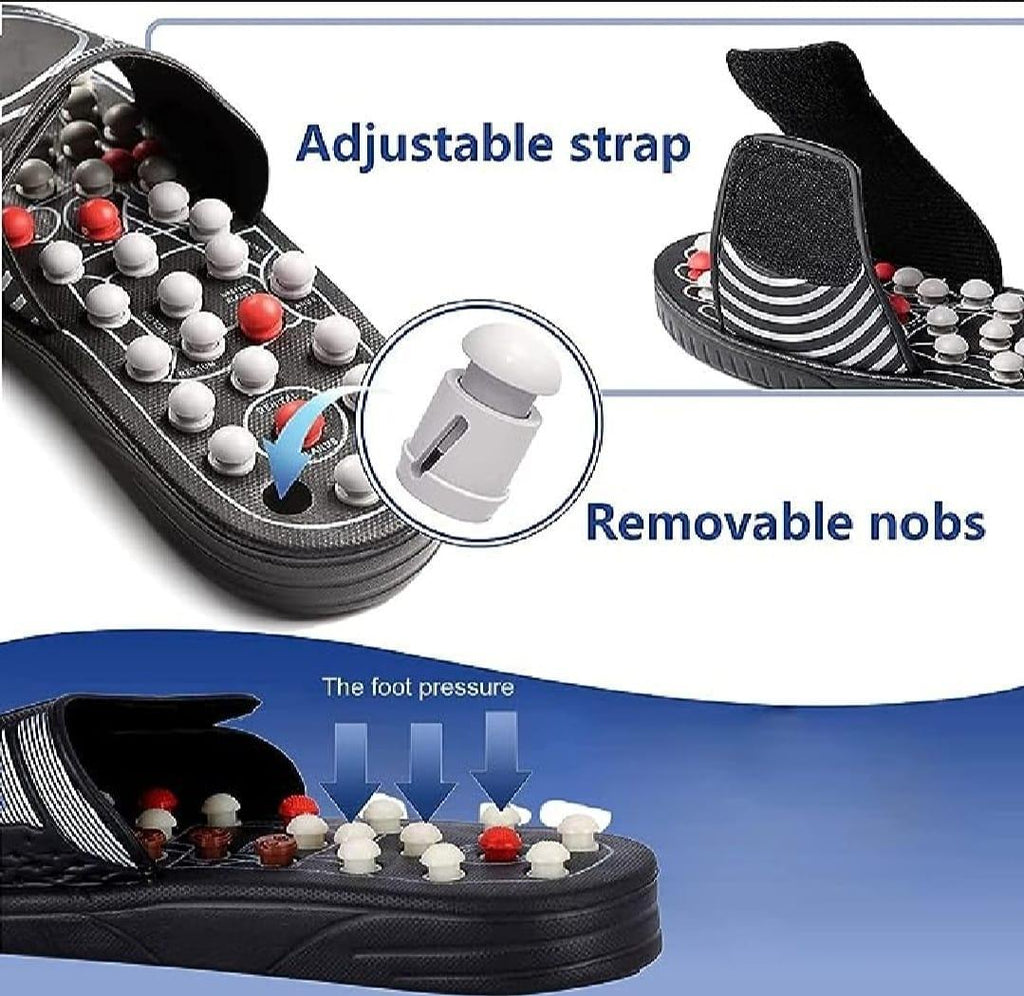 Black Acupressure Foot Massager for Pakistani Men