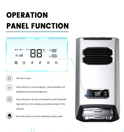 Refrigeration Portable Car Air Conditioner AC DC Air Conditioner 220V 110V 48V 24V For Tent Camper