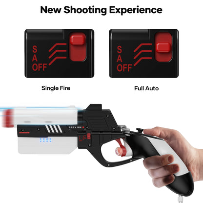 APEXINNO Controllers Gun Stock Cover for Meta Quest 3 VR Controller Electric Pistol Grips Cover For Oculus Quest 3S Accessories