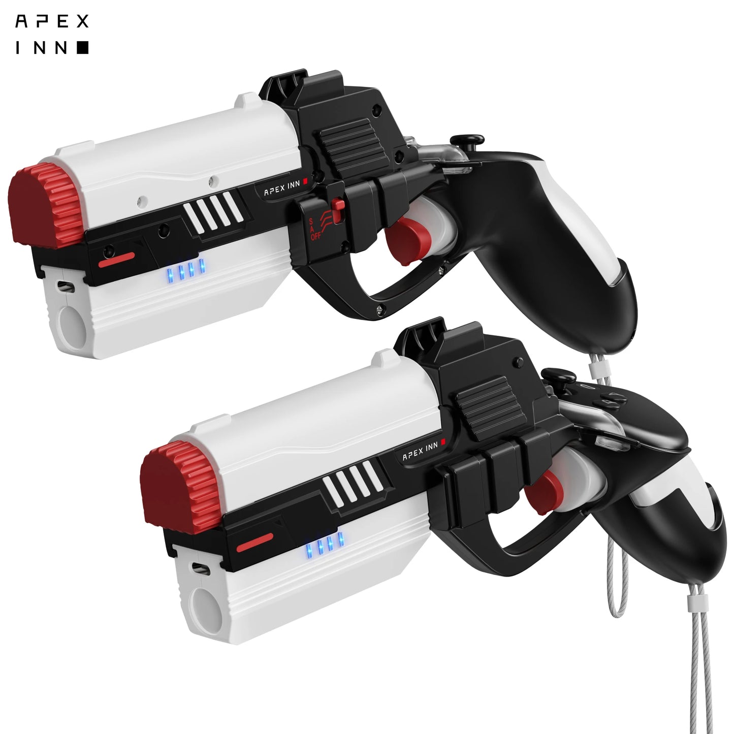 APEXINNO Controllers Gun Stock Cover for Meta Quest 3 VR Controller Electric Pistol Grips Cover For Oculus Quest 3S Accessories